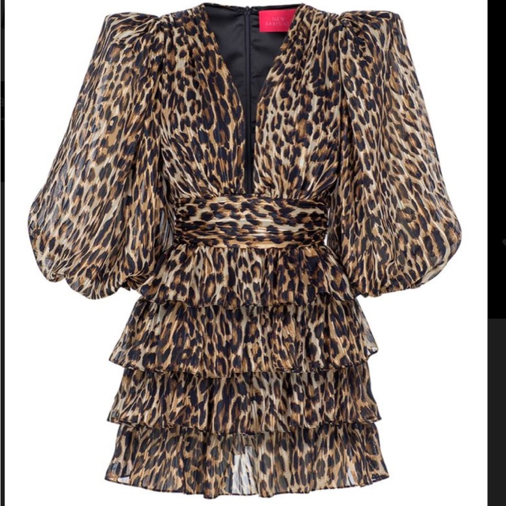 The New Arrivals by ilkayz ozel mini leopard dress